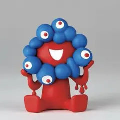 ミャクミャク カプセルフィギュア　ガチャ　（おすわりリバースカラーVer.）