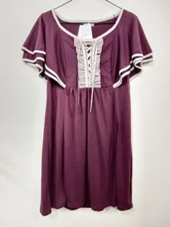 アクシーズファム チュニック ワンピース フリル リボン Мサイズ