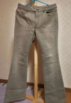 GEORGIA LOVE　デニムパンツ　ウエスト68cm　股下80cm　ベージュ