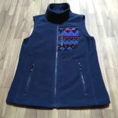 Columbia フリースベスト ネイビー　Ｍ