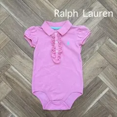 《fellow様専用》Ralph Lauren ピンクポロシャツ風ロンパース