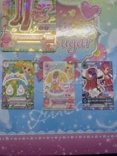アイカツ レア ミニカード3枚セット 星宮いちご 音城セイラ 冴草きい