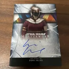 2024 TOPPS STAR WARS MASTER WORK ゾーリ オート