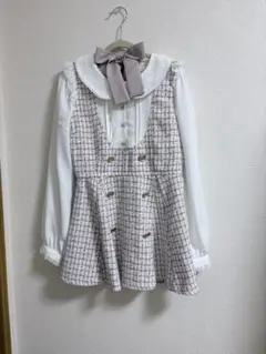 LIZLISA ツイードセットアップ ピンク