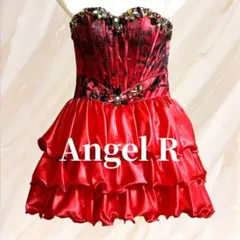 Angel R エンジェルアール 赤 フリルミニドレス