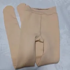 1200デニール 極暖　裏起毛 フェイクタイツ ストッキング 着圧　ベージュ