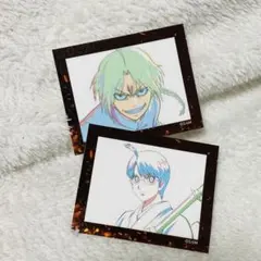 【値下げ】銀魂 吉原大炎上　第２弾入場者特典 アニメ原画ステッカー　神威　新八