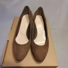 REGAL ブラウン スエード パンプス 23cm