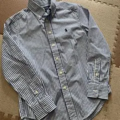 再お値下げ。ポロラルフローレン ストライプ シャツ 130 140