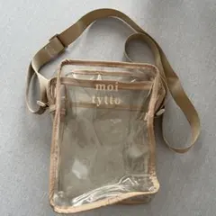 moi tytto クリアショルダーバッグ