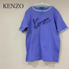 KENZO GOLF Tシャツ　半袖　紫　綿100% 日本製　メンズ　レディース