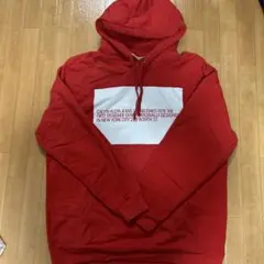 calvin klein jeans パーカー　赤
