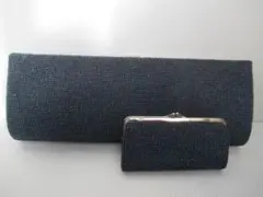 ビーズ装飾 クラッチバッグ セット 和服 金具に変色有り