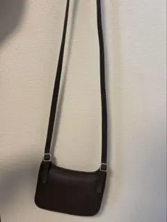 【美品】オールドコーチ ショルダーバッグ サコッシュ レザー グレー