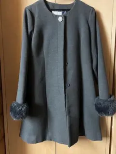 ノーカラーコート　dazzlin