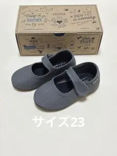 【美品】Cienta シエンタ グレー　23