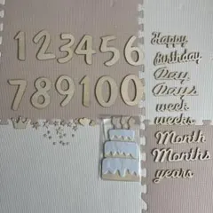 マンスリーカード、月齢フォト、フォトプレート