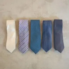 ネクタイまとめ売り 5本セット ビジネス セレクトショップ