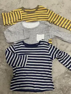 Uniqlo basic Tシャツ3枚セット 90cm