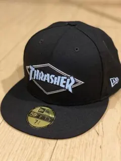 美品 サイズ7 3/4 NEW ERA×THRASHER ニューエラ キャップ
