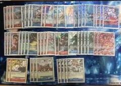 ぎ*ら様 ワンピースカード 赤青エース デッキ リーパラ付き