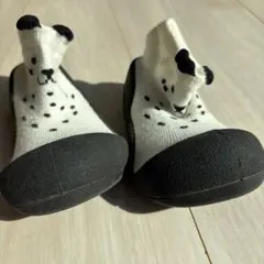 Attipas クマの顔ファーストシューズ