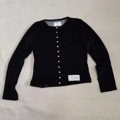 agnès b. ブラック カーディガン サイズ1
