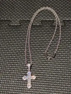 新品 キラキラ クロスネックレス ロープチェーンのサムネイル