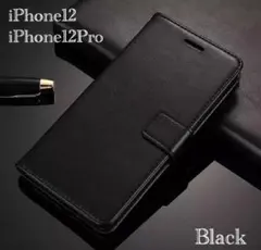 iPhone12 iPhone12Pro 手帳型ケース レザー 革 レザーケース