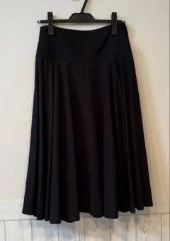 【値下げ】UNIQLO-U フレアスカート　ブラック　ウエスト64