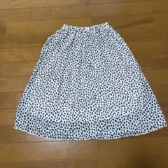 GLOBAL WORK ヒョウ柄レオパードロング スカート120cm