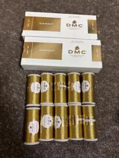 D.M.C. DIAMANT メタリック刺繍糸　10個セット