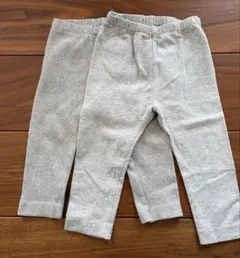 ユニクロ グレー レギンス 2枚セット サイズ80