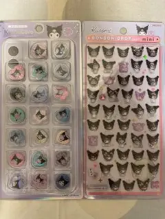 ボンボンドロップシールミニ　サンリオ　クロミ　シール　キラコロ　おはじきシール