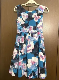 TOCCA トッカ ノースリーブ ワンピース ひざ丈 花柄 プリント サイズ0
