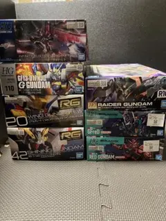 ガンプラ HG RG 7点セット まとめ売り