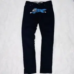 【希少✨】アイスクリーム ランニングドッグ フロントロゴ ブラックデニム S美品