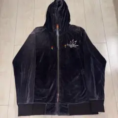 00s y2k archive ベロア　ジップパーカー　フェード　お兄系