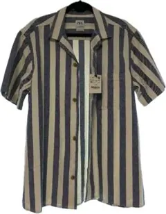 ZARA メンズ　半袖ストライプシャツ　XL　新品未使用品