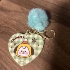 BT21 ポンポンつきアクリルキーホルダー　CHIMMY ファミリーマート限定