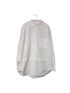 UNIQLO+J ホワイト 長袖シャツ ポケット付きジルサンダーコラボLサイズ