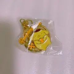 サンリオキャラクターズ キラキラ透明メタルチャーム　ポムポムプリン
