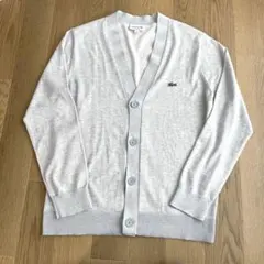 ラコステ LACOSTE カーディガン グレー M