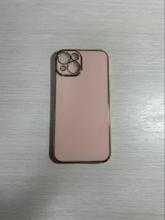 【未使用】iPhone14 メタリックケース ピンク