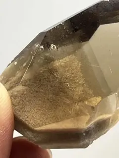 天然石　スモーキークォーツ　ファントムガーデン共生フリーフォーム⭐️1504