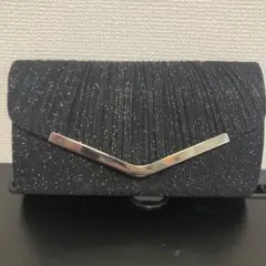 クラッチバッグ　パーティバッグ　黒　おしゃれ　パーティ　結婚式　イベント　上品