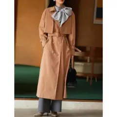 SAISON DE PAPILLON 2way トレンチコート ブラウン M