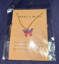 蝶のデザイン ネックレス