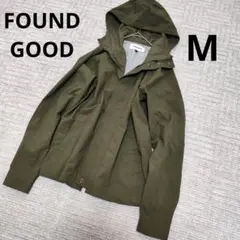 FOUNDGOOD ファウンドグッド オリーブ色 フード付き ジャケット M