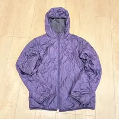 00's old uniqlo キルティング ダウンジャケット 紫 L